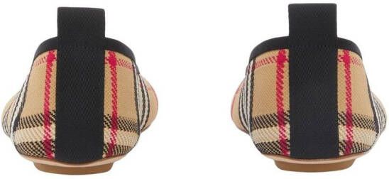Burberry Vintage Check ballerina shoes Neutrals