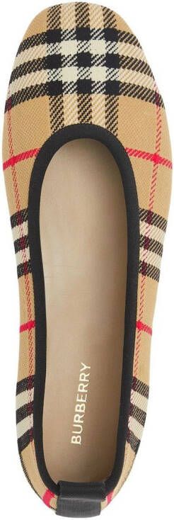 Burberry Vintage Check ballerina shoes Neutrals