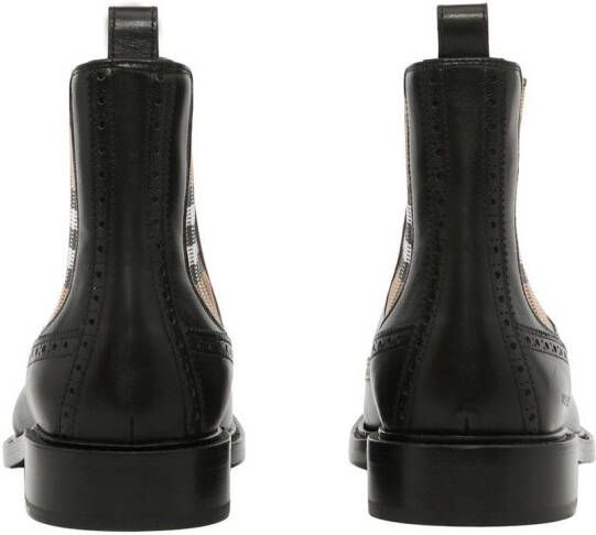 Burberry Vintage Check Chelsea boots Black
