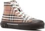 Burberry Vintage Check high-top sneakers Brown - Thumbnail 2
