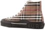 Burberry Vintage Check high-top sneakers Brown - Thumbnail 3