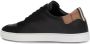 Burberry Vintage Check panelled leather sneakers Black - Thumbnail 3