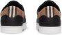 Burberry Vintage Check panelled leather sneakers Black - Thumbnail 5