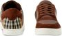 Burberry Vintage Check panelled sneakers Brown - Thumbnail 4