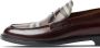 Burberry Vintage Check-pattern contrast-panel penny loafers Red - Thumbnail 2