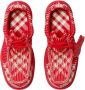 Burberry Vintage-check woven creeper shoes Red - Thumbnail 4