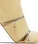 Burberry zipped mid-calf leather boots Neutrals - Thumbnail 1