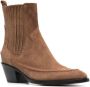 Buttero 50mm suede Chelsea boots Brown - Thumbnail 2