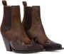 Buttero 90mm leather boots Brown - Thumbnail 2