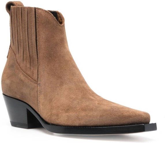 Buttero Cowboy ankle boots Brown