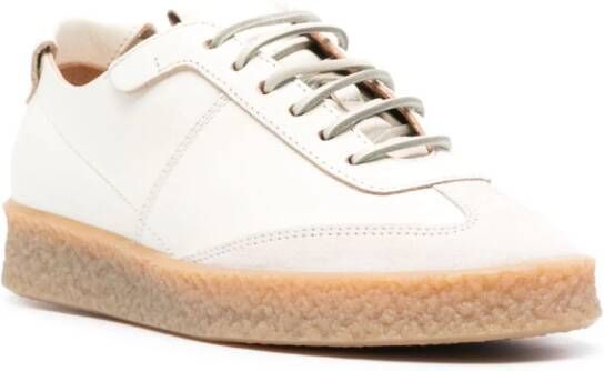 Buttero Crespo leather sneakers Neutrals