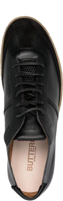 Buttero Crespo low-top leather sneakers Black