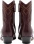 Buttero Flee Western-style leather boots Red - Thumbnail 4