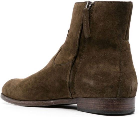 Buttero Floyd suede ankle boots Green