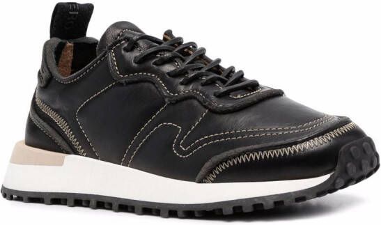 Buttero Futura low-top leather sneakers Black