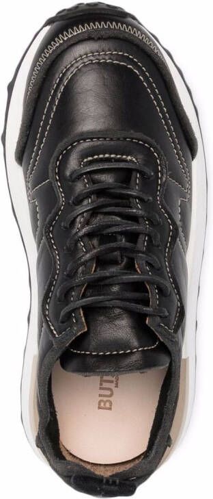 Buttero Futura low-top leather sneakers Black