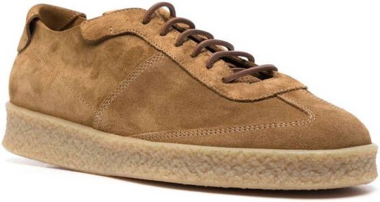 Buttero gum-sole suede sneakers Brown
