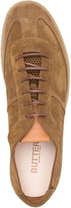 Buttero gum-sole suede sneakers Brown