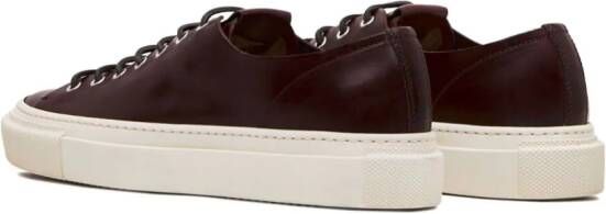 Buttero lace-fastening leather sneakers Brown