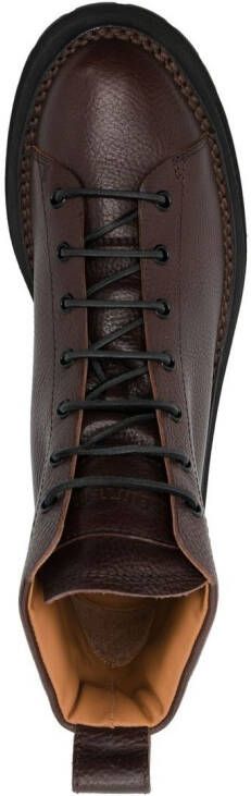 Buttero lace-up ankle boots Brown