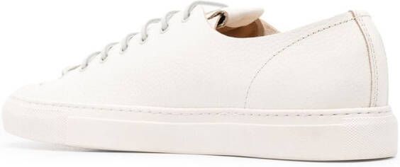 Buttero lace-up leather sneakers White