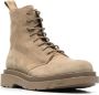 Buttero lace-up suede boots Grey - Thumbnail 2