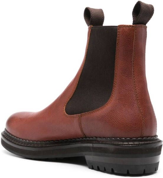 Buttero leather ankle boots Brown
