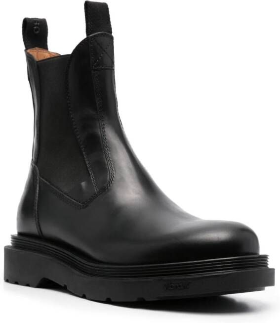 Buttero leather Chelsea boots Black