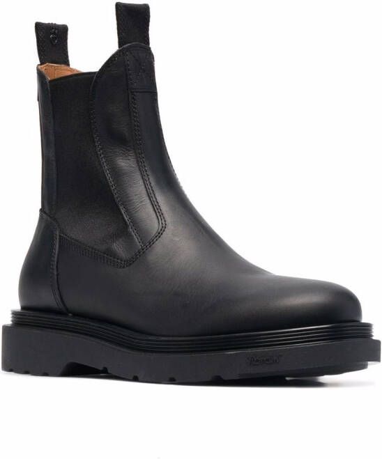 Buttero leather chelsea boots Black