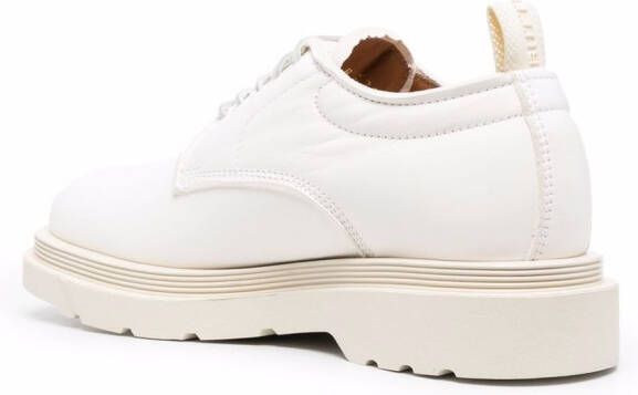 Buttero leather Derby shoes White