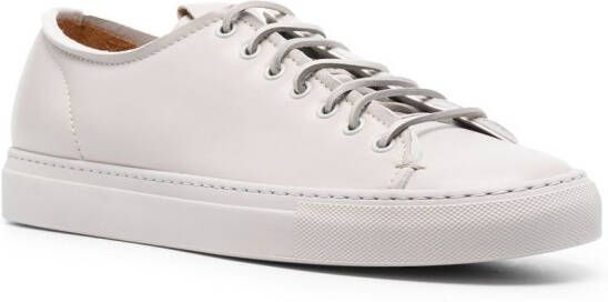 Buttero leather lace-up sneakers Grey