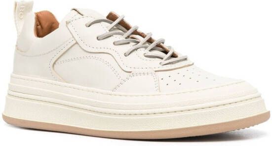 Buttero leather low-top sneakers Neutrals