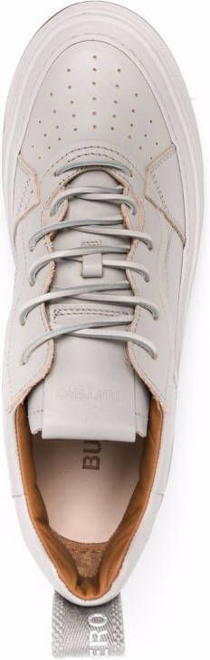 Buttero leather-panelled high-top sneakers Grey