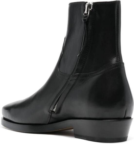 Buttero Mauri panelled ankle boots Black