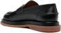Buttero piped-trim leather loafers Black - Thumbnail 3
