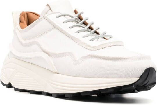 Buttero piping-detail low-top sneakers White