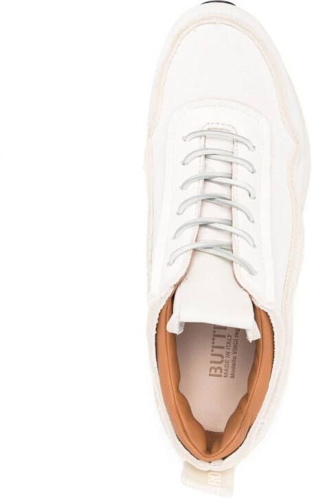 Buttero piping-detail low-top sneakers White