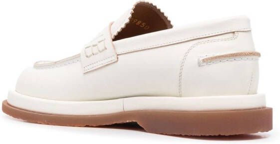Buttero round-toe penny loafers White