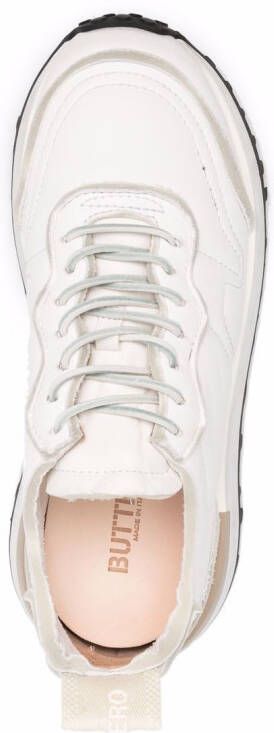 Buttero Send low-top leather sneakers White