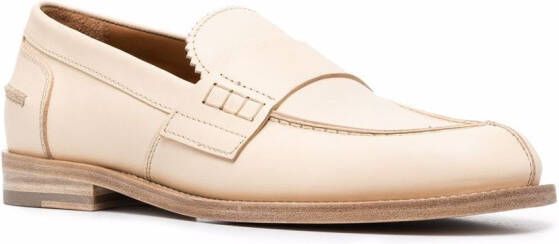 Buttero shark tooth-tongue loafers Neutrals