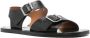 Buttero square-toe leather sandals Black - Thumbnail 2