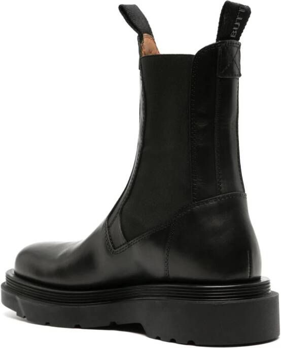 Buttero Storia chelsea leather boots Black
