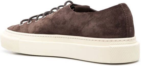 Buttero suede lace-up sneakers Brown