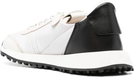 Buttero two-tone panelled sneakers White