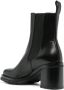 BY FAR ankle-length 80mm leather boots Black - Thumbnail 3