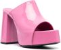 BY FAR Brad 120mm platform sandals Pink - Thumbnail 2