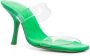 BY FAR Clara 100mm square-toe sandals Green - Thumbnail 2