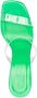 BY FAR Clara 100mm square-toe sandals Green - Thumbnail 4