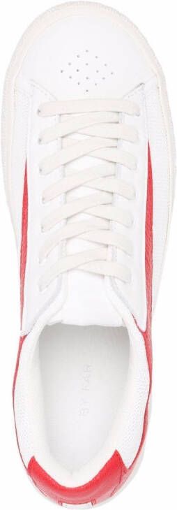 BY FAR contrasting-panel sneakers White