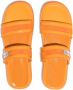 BY FAR Easy leather sandals Orange - Thumbnail 4